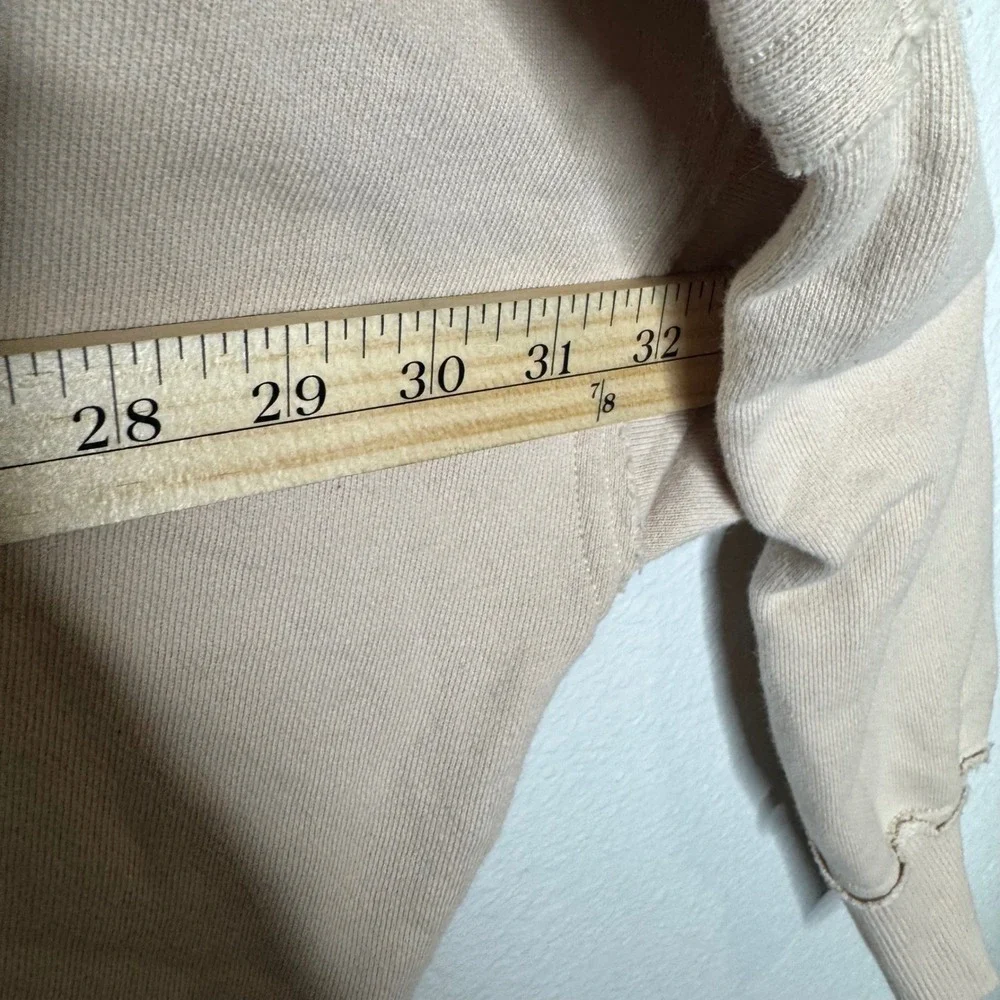 Aerie Sweatshirt Oversized Crewneck Tan Beige Womens S - Picture 9 of 10
